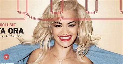 rita ora nuse|Rita Ora topless in nude photographs as more pictures emerge .